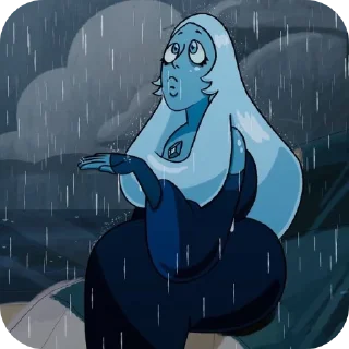 💦-Blue Diamond • @Earth928B, Telegram Sticker