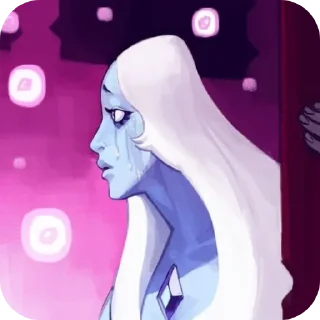 😭-Blue Diamond • @Earth928B, Telegram Sticker