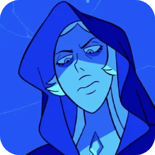 😠-Blue Diamond • @Earth928B, Telegram Sticker
