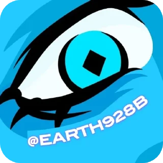 👁-Blue Diamond • @Earth928B, Telegram Sticker