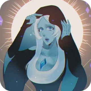 😥-Blue Diamond • @Earth928B, Telegram Sticker