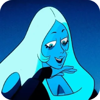 😏-Blue Diamond • @Earth928B, Telegram Sticker