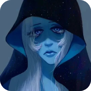 😓-Blue Diamond • @Earth928B, Telegram Sticker