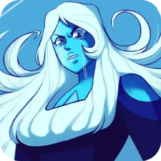 😠-Blue Diamond • @Earth928B, Telegram Sticker