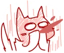 😍-BlueRabbit&RedCat, Telegram Sticker