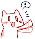 😀-BlueRabbit&RedCat, Telegram Sticker