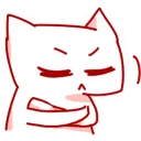 🤔-BlueRabbit&RedCat, Telegram Sticker