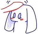 ☺️-BlueRabbit&RedCat, Telegram Sticker