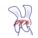 ☺️-BlueRabbit&RedCat, Telegram Sticker