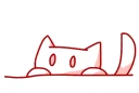 😶-BlueRabbit&RedCat, Telegram Sticker