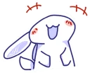 😂-BlueRabbit&RedCat, Telegram Sticker