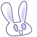 😃-BlueRabbit&RedCat, Telegram Sticker
