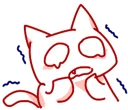 😱-BlueRabbit&RedCat, Telegram Sticker