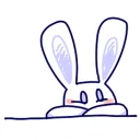 🙂-BlueRabbit&RedCat, Telegram Sticker