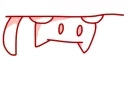 😶-BlueRabbit&RedCat, Telegram Sticker