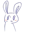 🐰-BlueRabbit&RedCat, Telegram Sticker