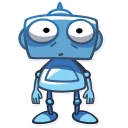 😐-Robo Blues, Telegram Sticker