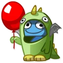🎈-Robo Blues, Telegram Sticker