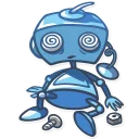 🤕-Robo Blues, Telegram Sticker