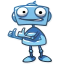 👍-Robo Blues, Telegram Sticker
