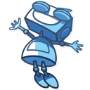 😄-Robo Blues, Telegram Sticker