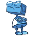 😒-Robo Blues, Telegram Sticker