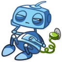 😴-Robo Blues, Telegram Sticker