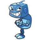 😁-Robo Blues, Telegram Sticker