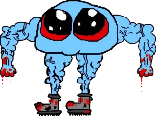 💪-Blue Sultan 𝘽𝙮 @Team_SEBO, Telegram Sticker