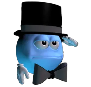 🎩-Blue Sultan 𝘽𝙮 @Team_SEBO, Telegram Sticker