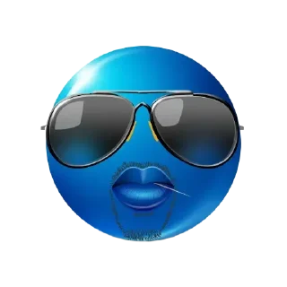 😎-Blue Sultan 𝘽𝙮 @Team_SEBO, Telegram Sticker