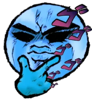 🤔-Blue Sultan 𝘽𝙮 @Team_SEBO, Telegram Sticker