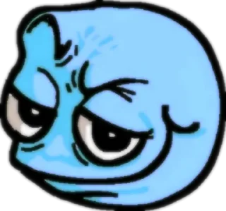 😏-Blue Sultan 𝘽𝙮 @Team_SEBO, Telegram Sticker