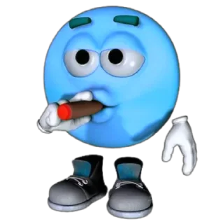 🚬-Blue Sultan 𝘽𝙮 @Team_SEBO, Telegram Sticker