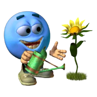 💧-Blue Sultan 𝘽𝙮 @Team_SEBO, Telegram Sticker