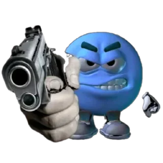 🔫-Blue Sultan 𝘽𝙮 @Team_SEBO, Telegram Sticker