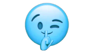 🤫-Blue Sultan 𝘽𝙮 @Team_SEBO, Telegram Sticker
