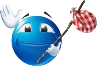 👋-Blue Sultan 𝘽𝙮 @Team_SEBO, Telegram Sticker