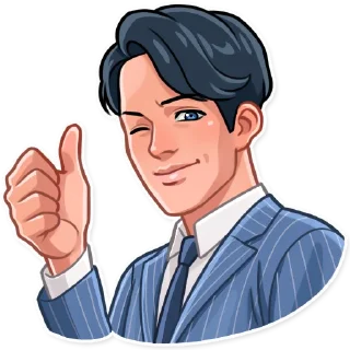 👍-Bonnie and Clyde, Telegram Sticker