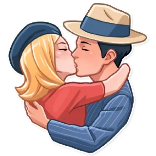 💋-Bonnie and Clyde, Telegram Sticker