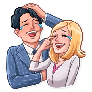 😂-Bonnie and Clyde, Telegram Sticker