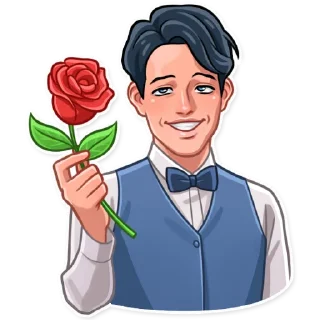 🌹-Bonnie and Clyde, Telegram Sticker