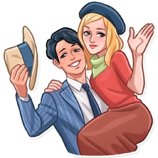 👋-Bonnie and Clyde, Telegram Sticker