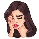 🤦‍♀️-Lana Del Rey, Telegram Sticker