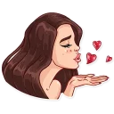 😘-Lana Del Rey, Telegram Sticker