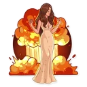 💃-Lana Del Rey, Telegram Sticker
