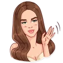 👋-Lana Del Rey, Telegram Sticker