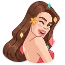 😉-Lana Del Rey, Telegram Sticker