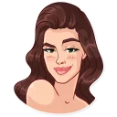 😏-Lana Del Rey, Telegram Sticker