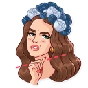 😡-Lana Del Rey, Telegram Sticker
